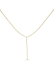 Thin Drop Y- Necklace