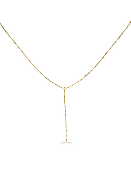 Thin Drop Y- Necklace