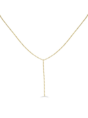 Thin Drop Y- Necklace