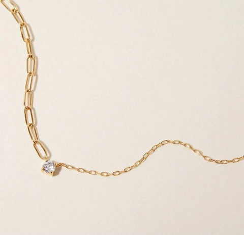 Diamond Gold Chain Necklace