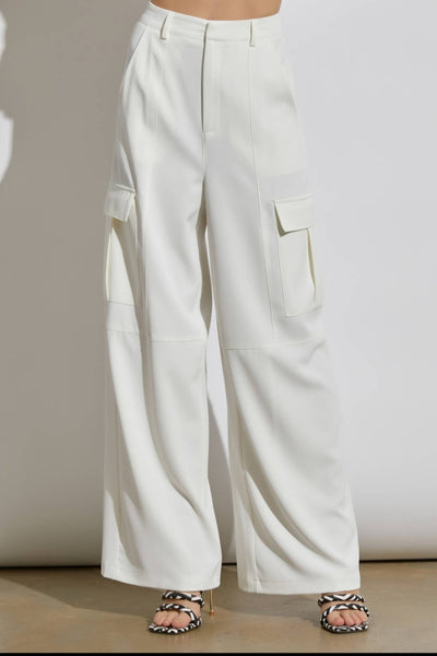 Cargo White Pants