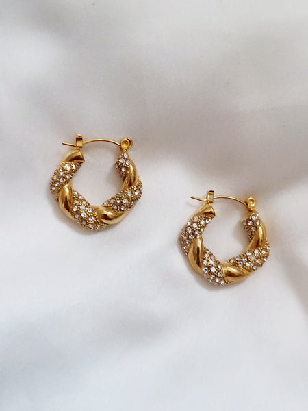 Crystal Hoops