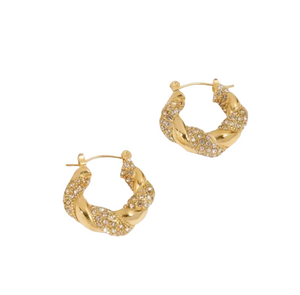 Crystal Hoops