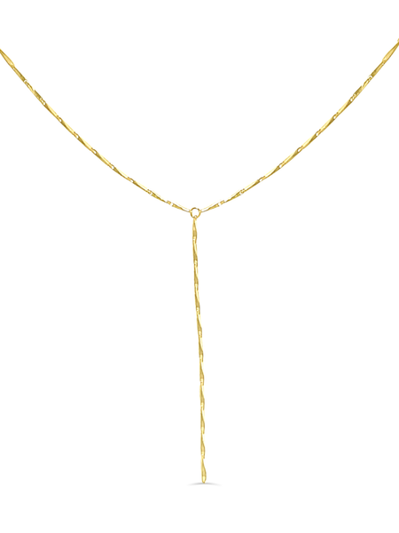 Thin Drop Y- Necklace