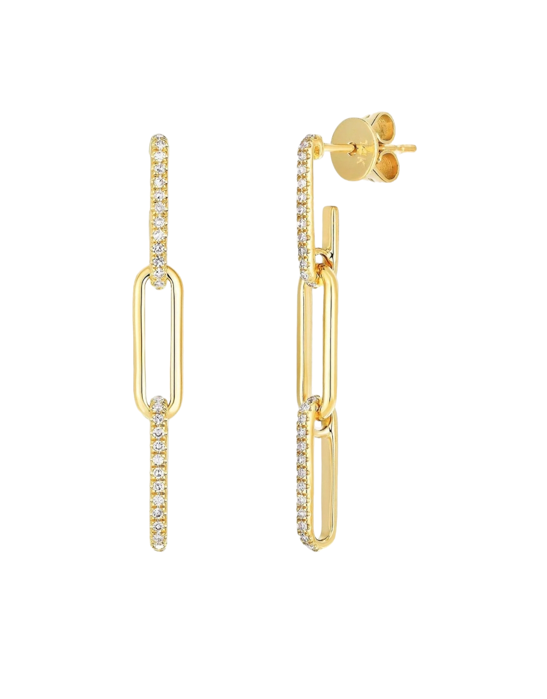 Drop Link Earrings